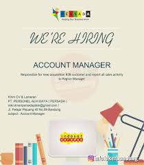 Lowongan Kerja Account Manager Indosat Pt Pesonel Alih Daya Persada Bandung Agustus 2019 Infolokerbandung Com Pendidikan Belajar Brosur