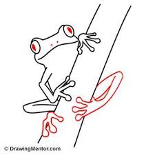 Prepare kids for your own fun family christmas tree traditions with these festive coloring pages. How To Draw A Tree Frog Tree Frog Tattoos Frog Drawing Tree Frog Art