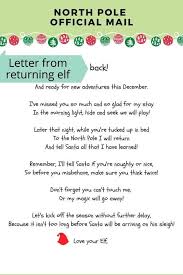 Looking for a free printable elf on the shelf arrival letter? Elf On The Shelf Return Letter Arrival Ideas For 2021 Simplify Create Inspire