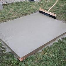 How To Build A Concrete Slab Lowe S Poured Concrete Patio Diy Concrete Patio Concrete Pad