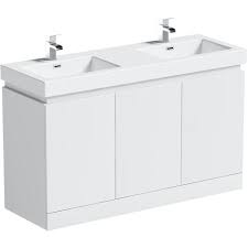 Our luxury bathroom vanity units are perfect for adding extra storage and a high end look to your bathroom. Best Price Double Vanity Units