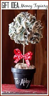 How To Make A Money Tree Diy Topiary Gift Ideas Creative Money Gifts Money Gift Gifts