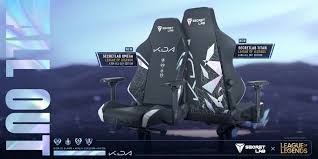 New #secretlab chair came in. Secretlab On Twitter Celebrate The Return Of Virtual Pop Girl Group Sensation Kda Music With The Secretlab League Of Legends K Da All Out Edition The Latest Addition To The League Of Legends Champions