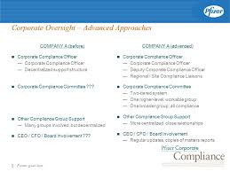 The hr compliance officer is responsible for ensuring that employees and teams are in place to address compliance issues. Advanced Compliance Strategies Taking The Existing Compliance Program To Another Level Gary F Giampetruzzi Pfizer Corporate Compliance November 14 Ppt Download