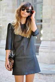 Trend How To The Leather Dress Classy Outfit Ideas What To Wear Shopping Tips Inspiration Breakfast With Audrey Leather Street Style Fashion Leather Dresses