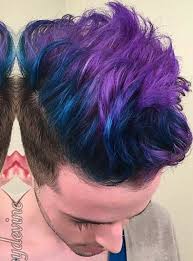 Awesome Deep Blue And Purple Men Hair Color Mens Hair Colour Dyed Hair Men