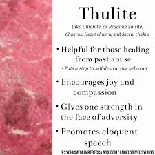 Thulite Crystal Meaning Crystals Crystal Meanings Thulite