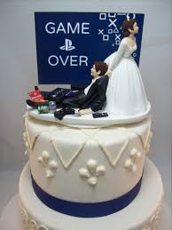 Game Over Playstation Funny Wedding Cake Topper Video Game Groom S Can Personalize Your Names Gamer Gaming Junkie Brown Hair Awesome Sale Funny Wedding Cake Toppers Funny Wedding Cakes Wedding Cake Toppers