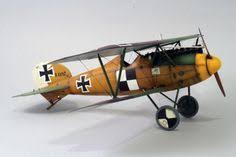 Albatros Dv Rigged With Ez Line And Rb Productions Turnbuckles Wood Grain Was Done With Rb Productions Stencils Model Airplanes Model Aircraft Model Planes