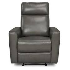 homestyles nuovo gray leather power motion recliner 5320 50 the home depot grey leather recliner flexsteel