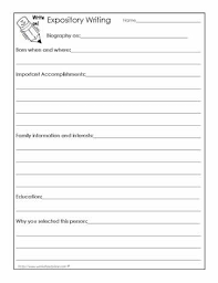 Educational Biography Biography Sample For Students Pdf Biography Worksheet Worksheets Writing Outline Expository Writing Narrative Writing