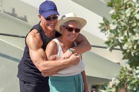 Before jean claude van damme ever got into the world of acting he was actually a very accomplished kickboxer. Jean Claude Van Damme Hugs His Mom In St Barts Plus J Lo A Rod Mindy Kaling More