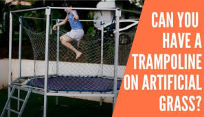 We used 4'x10′ corrugated metal sheets. Can You Have A Trampoline On Artificial Grass Improved Yard