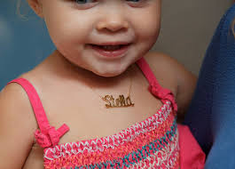 Baby Name Necklaces Gold Necklace Solid Diamond Necklace Etsy