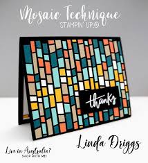 Check out our mosaic card selection for the very best in unique or custom, handmade pieces from our birthday cards shops. Mosaic Card Technique By Linda Driggs Kylie Bertucci