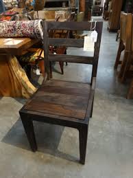 5 out of 5 stars. Slated Wood Chair Features Slats In The Wood On The Back