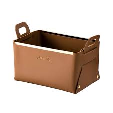 Find everything you need to organize your home, office. Zwissliv Foldable Leather Storage Bin With Handles Small Cube Storage Open Storage Box Decorative Storage Basket For Organizing Cosmetics Toys Clothes Food Wayfair