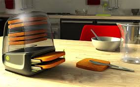 Toastit Toaster Toasts Bread Right On The Breakfast Table Kitchen Time Cool Kitchen Gadgets Glass Toaster