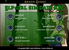 Date simulation on virtual worlds. Elf Dating Simulator