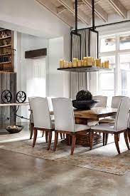 Luxury Home In Texas When Rustic Meets Modern Minimalist Dining Room Modern Dining Room Square Dining Tables