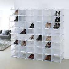 Beliebig Zu Erweitern Ubereinander Bis Zu 8 Boxen Nebeneinander So Viele Sie Mochten Schuhregal Platzsparend Schuhregal Schuhbox