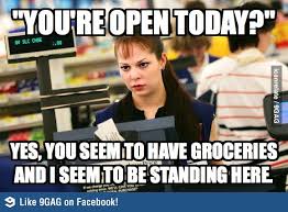 Friday Inspiration…Rather Friday Funnies About Retail… | ncreadergirl via Relatably.com