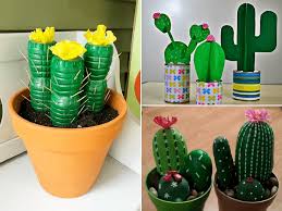 En este caso empezamos con un nudo mágico y lo seguimos con. Las Mejores Ideas Para Hacer Tu Propio Cactus Con Materiales Reciclables Manualidades Es