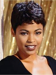 Pixie Cut Short Brown Shag Hair Wigs For Balck Women