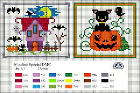 Believe it or not, this woodland cottage cross stitch pattern was made for beginners. Dmc Free Pattern Cross Stitch Halloween Haunted House Pumpkin Cute Holiday Cross Stitch Halloween Cross Stitch Patterns Halloween Cross Stitches
