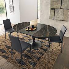 table ronde en ceramique extensible pied tulipe sun table salle a manger salle a manger table ronde table design