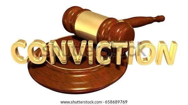 Conviction Law Concept 3d Illustration Stock Illustration 658689769 |  Shutterstock