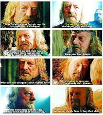 The quote belongs to another author. King Theoden Quotes Quotesgram