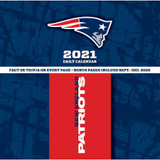 We're about to find out if you know all about greek gods, green eggs and ham, and zach galifianakis. New England Patriots 2021 Desk Calendar Calendars Com