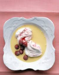 Creme Anglais Recipe Desserts Floating Island Creme Anglaise