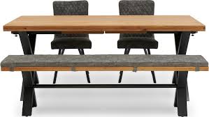 Bourton Dining Table Bench 3 Chairs Sterling Furniture