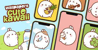 Here are some cutie molang mobile wallpapers. Cute Kawaii Molang Wallpapers Hd Fur Android Apk Herunterladen