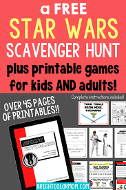 Want To Celebrate Star Ways Day May The Fourth Be With You That Is This Star Wars Scaveng Star Wars Party Games May The Fourth Be With You Star Wars Games