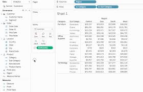 Show Totals In A Visualization Tableau