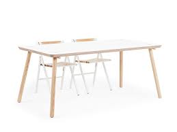 Plywood has been used to build furniture for decades. Reinier De Jong Designs Minimalist Stip Table Made From Birch Plywood And Ash