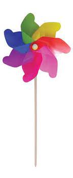 Rainbow Pinwheel Yard Stake Pinwheels Camping Birthday Lake Trip