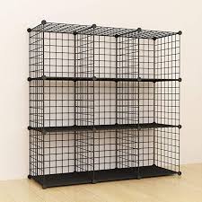 Simpdiy Aufbewahrung Regalsystem Drahtgitter Steckregal 9 Facher Bucherregal Kleiderschrank Kinderzimmer Standregal St In 2020 Aufbewahrung Regale Regal Bucherregal