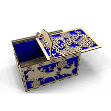 Download Laser Cut Christmas Eve Box Template Free Vector File Cnc