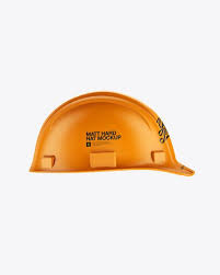 Matte Hard Hat Mockup Side View In Apparel Mockups On Yellow Images Object Mockups In 2020 Mockup Psd Mockup Free Psd Design Mockup Free