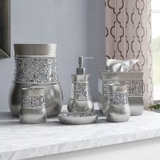 White ceramic canisters with numbers (set of 3 sizes). Mosaic Bathroom Accessories Wayfair