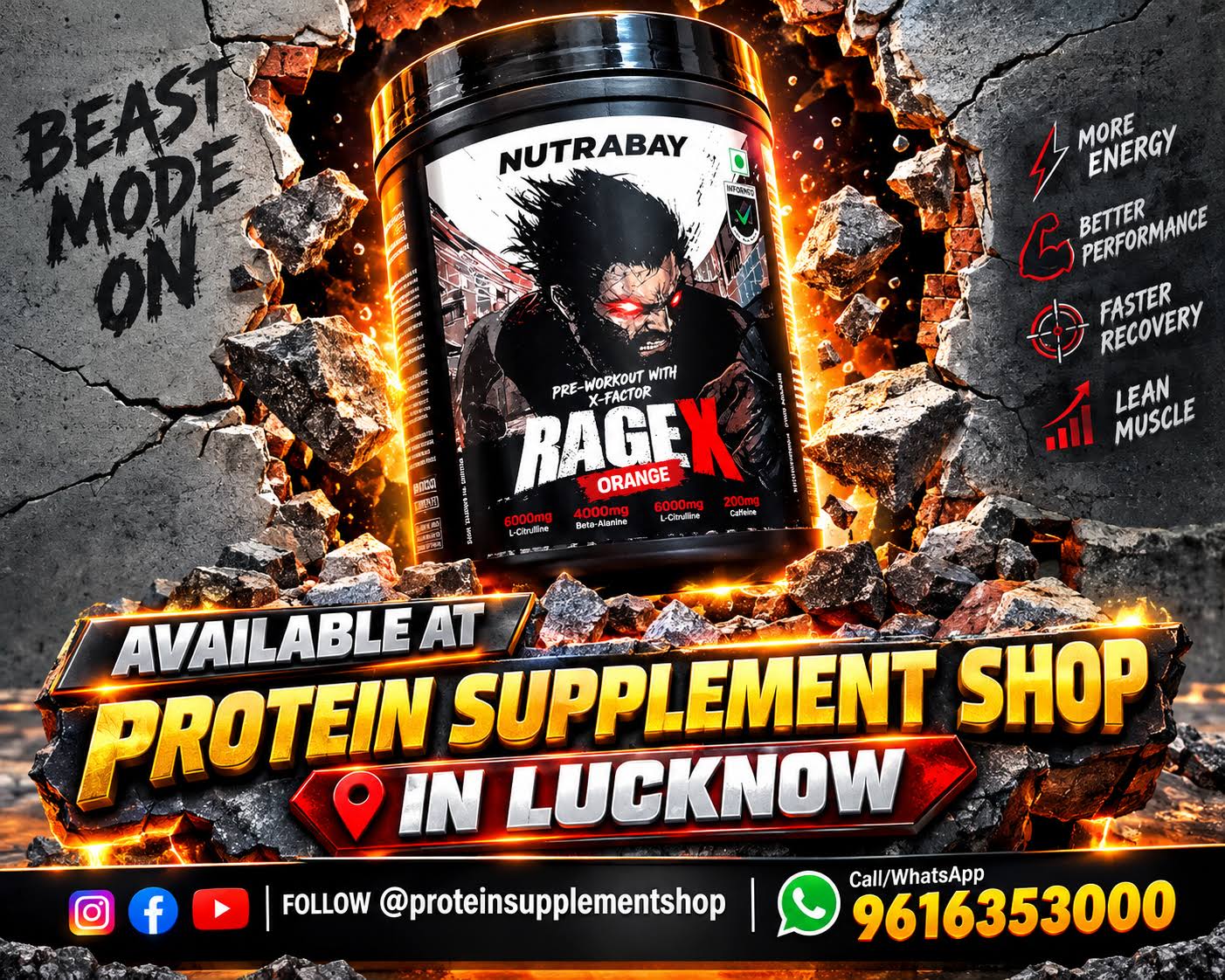 Nutrabay Ragex Preworkout product image