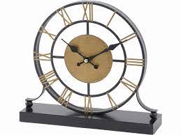 Howard miller halo accent clock 635232. Bourne Black And Antique Gold Mantel Clock 30x25 Cm K B London