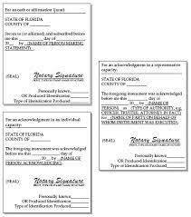 Notarial certificate canadian notary block example. Notary Public Florida