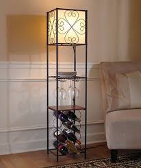 Lighted Wine Rack Dining Room Decorative Floor Lamps Lamps Living Room Wine Rack
