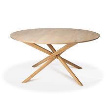You might even place your coffee mug on it. Oak Circle Round Dining Table