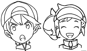 Garcon et fille manga tenue scolaire mangas animes coloriages difficiles pour adultes best buy store layout. Coloriage Heros Garcon Et Fille Pokemon Snap Jecolorie Com